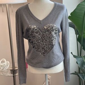 Sequin Heart Shirt